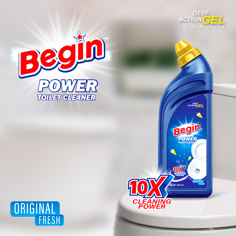 BEGIN POWER TOILET CLEANER - 500ml